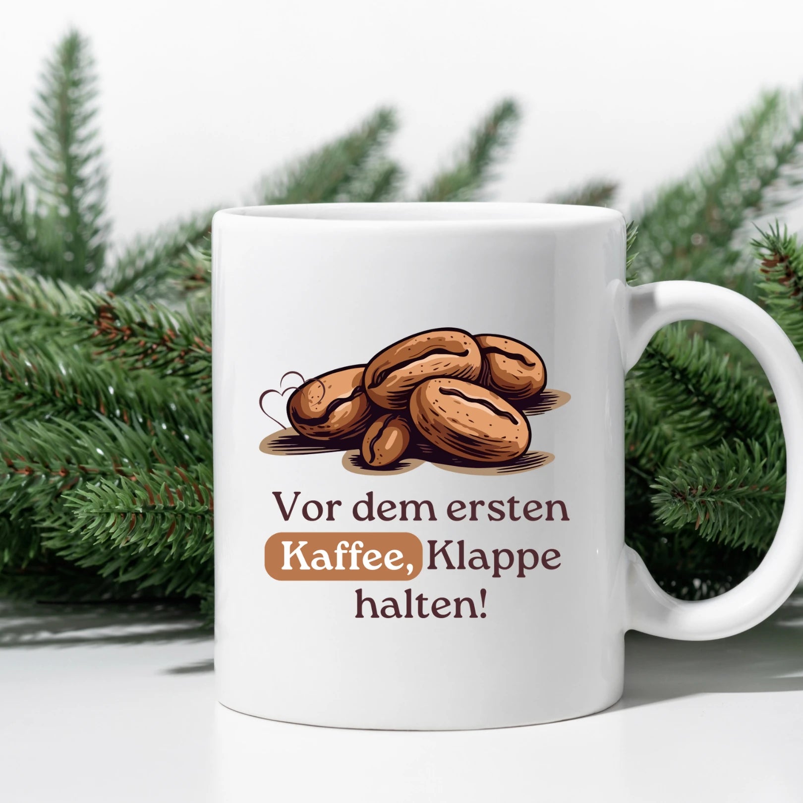 Morgenmuffel-Mug – Vor dem ersten Kaffee, Klappe halten!