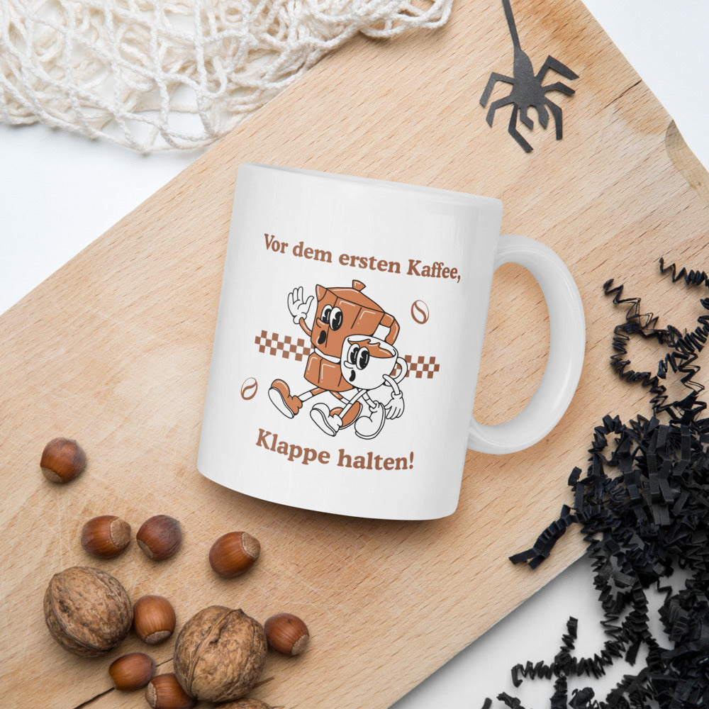 Morgenmuffel-Mug Dora 2 – Vor dem ersten Kaffee, Klappe halten!