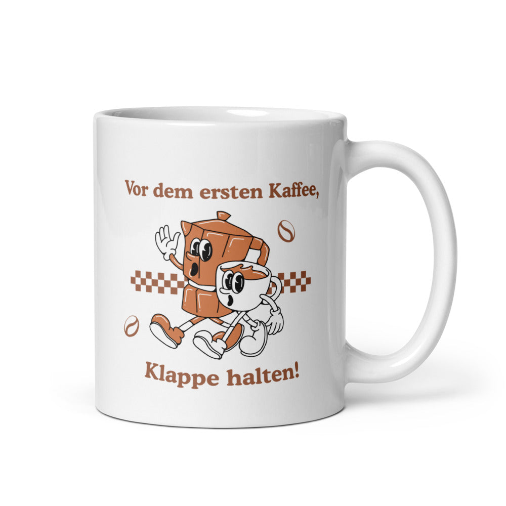 Morgenmuffel-Mug Dora 2 – Vor dem ersten Kaffee, Klappe halten!