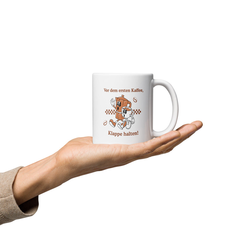 Morgenmuffel-Mug Dora 2 – Vor dem ersten Kaffee, Klappe halten!