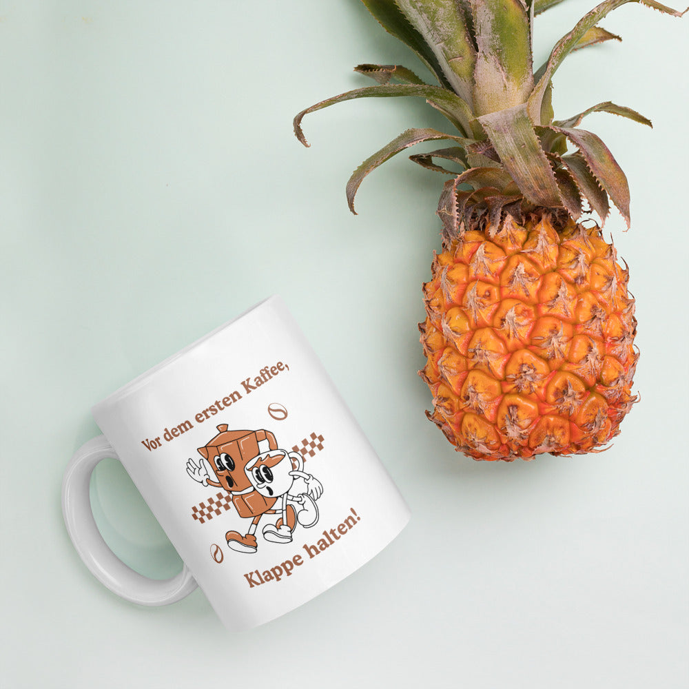 Morgenmuffel-Mug Dora 2 – Vor dem ersten Kaffee, Klappe halten!